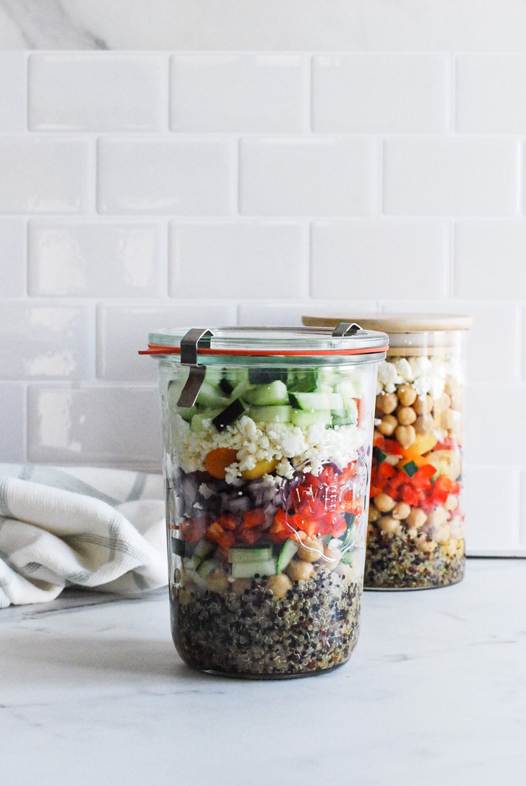 Mason Jar Pasta&nbsp;Salad