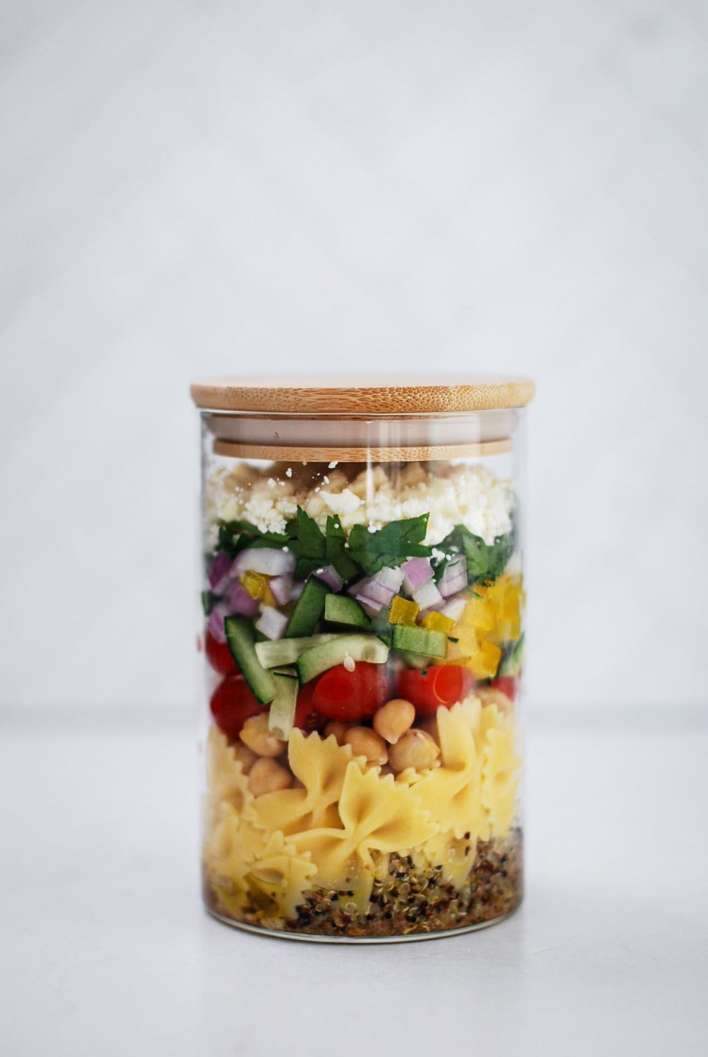 Easy Mediterranean-Inspired Grain Bowl in a&nbsp;Jar